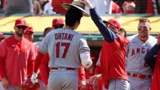 【MLB】「お顔すっぽりオオタニさん」にファン悶絶　大谷翔平への“祝福”が話題「かわいすぎ」