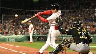 【MLB】吉田正尚、4試合16打席目で初本塁打　グリーンモンスター越え同点2ランに本拠地大歓声