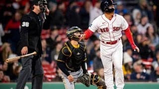 【MLB】吉田正尚を指揮官絶賛「いい打者」　超巨大フェンス越え1号に確信「逆方向に打てる」