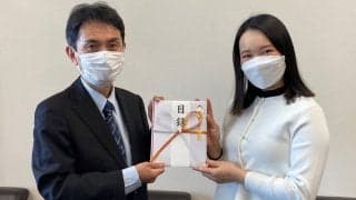 3団体が「日立3ツアーズ」チャリティ金を贈呈