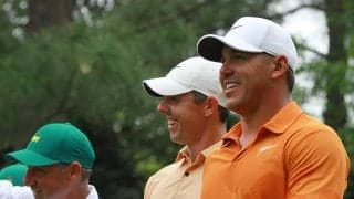 “二枚舌”批判は過去のこと？ マキロイとケプカが仲良く練習ラウンド