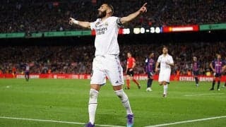 敵地でのクラシコに4発圧勝のマドリーが逆転で決勝進出！　主砲ベンゼマが2戦連続ハット《コパ・デル・レイ》