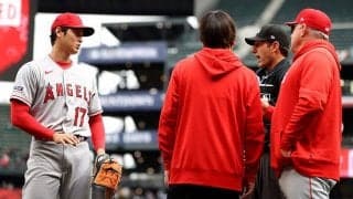 【MLB】大谷翔平の「人柄出てる」　審判のポケットに手を…“神対応”が「イタズラみたい」