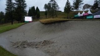 女子ツアー悪天候で大会初日を中止 36ホールに短縮