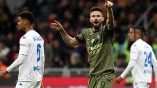 CL見据えて主力温存ミラン、攻めどもゴール奪えず格下エンポリにドロー《セリエA》