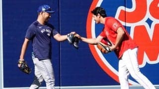 【MLB】大谷翔平、菊池雄星と“20分間ロング会談”　先輩と再会…身振り手振りで熱いトーク
