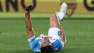 12日にCLミラン戦のナポリにまた1つの心配事…シメオネが負傷交代