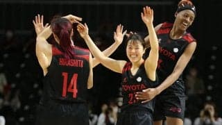 盤石の戦いぶりでトヨタ自動車がシャンソンとの第1戦を制す…山本麻衣ら計4名が2ケタ得点／WリーグPO