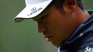 【速報】雨天で中断 松山英樹は後半12番プレー中