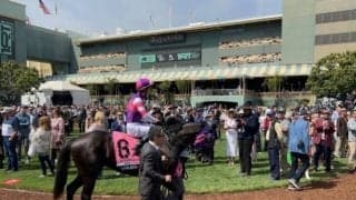 【サンタアニタダービー】藤田師「ケンタッキーダービーに向かいたい」地方から初参戦のマンダリンヒーローは僅差の2着