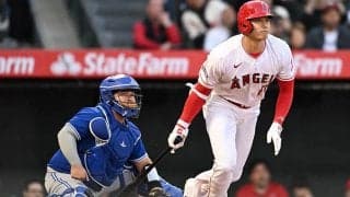 【MLB】大谷翔平、自己最長31試合連続出塁に更新　侍J＆OP戦含めると55戦連続出塁