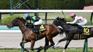 【忘れな草賞】キズナ産駒 グランベルナデットが好位から抜け出す