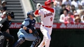 【MLB】大谷翔平、“先輩”菊池雄星から5試合ぶり3号アーチで初兜　現地実況も「なんてショットだ」と驚愕