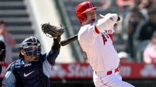 【MLB】大谷翔平、vs菊池雄星で今季3度目マルチ　豪快3号＆中前打、初の兜には“ドヤ顔”も