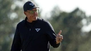 ミケルソン「65」の大まくり “帝王”に次ぐメジャー12度目2位