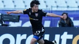 「勝負師の顔つき」「ガッツあってかっこいい」相馬勇紀が今季2ゴール目、スポルティング相手に一時追いつくゴール「顔つき引き締まりすぎ」