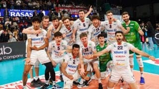 石川祐希がMVPの活躍でセリエAプレーオフ初の準決勝に進出　ミラノがペルージャを下す