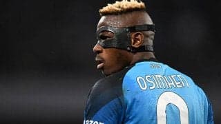 オシムヘンがミランとのCL1stレグを欠場、ナポリ会長が明言