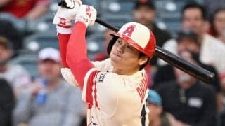 【MLB】大谷翔平、技あり左前打で2試合ぶり安打　自己最長34戦連続出塁に更新、先制点を演出