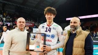 石川祐希が18得点でMVP　セリエAプレーオフで初の準決勝に進出【詳報】