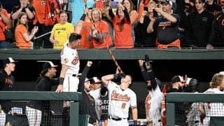 【MLB】“ビール早飲み”に「笑い止まらない」　エ軍の兜だけじゃない…本塁打時の珍儀式