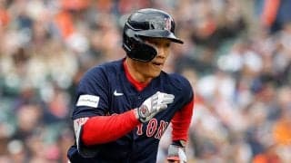 【MLB】吉田正尚、右太もも裏の張りで急きょスタメン外　大谷翔平との直接対決に影響も？