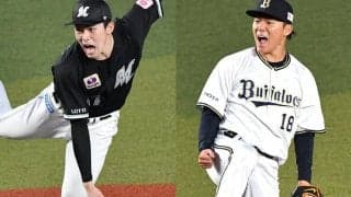 佐々木朗希、山本由伸との“侍対決”制し笑顔でバンザイ　7回0封11Kで2勝目