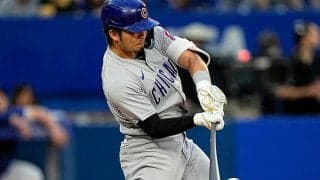 【MLB】鈴木誠也、メジャー復帰戦でいきなり特大1号　自ら“祝砲ソロ”に満面の笑み…ベンチ歓喜