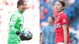 「浦和の美人ツートップ」誰を推す？浦和Lの福田史織と塩越柚歩がプレーヤーグッズをPR「え、可愛すぎる」