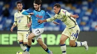 主力温存ナポリ、降格圏ヴェローナに低調ゴールレスドロー《セリエA》