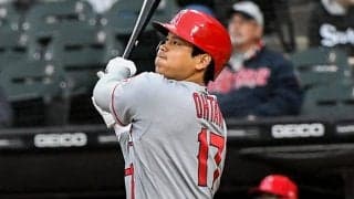 【MLB】大谷翔平、技あり左前打で36戦連続出塁　松井秀喜に並び日本人5位、背番号「42」で快音