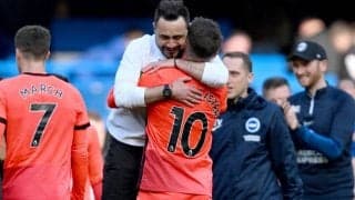 チェルシー戦ダブルのブライトン指揮官「あのような選手たちの監督で幸運」