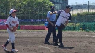 坂口智隆氏が地元開催のJDリーグ開幕戦で始球式　「勝手に応援団長としてサポート」