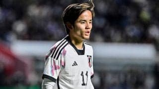 久保建英vsスペイン代表GKの決定的シュート場面映像をラ・リーガ公式が公開！ 日本代表が右足で狙うも、立ちはだかったカタールW杯守護神