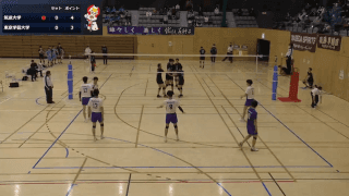 関東大学バレーボール連盟 男子1部春季リーグ戦 Bコート【見逃し配信】