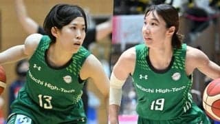 日立ハイテククーガーズの鶴見彩と山口里奈がWリーグ自由契約選手リスト入り