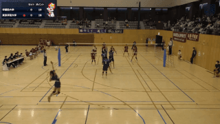 関東大学バレーボール連盟 男子1部春季リーグ戦 Bコート【見逃し配信】