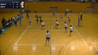 関西大学バレーボール連盟 男子1部春季リーグ戦 Aコート【見逃し配信】