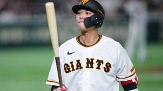 巨人・坂本勇人が4試合ぶりベンチスタート　打率.133の不振…遊撃はルーキー門脇