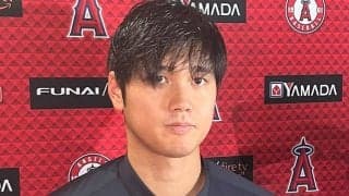 【MLB】大谷翔平の「色気ダダ漏れ」　シックな服装に濡れ髪で「倍かっこよく見える」