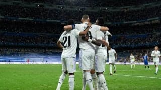 「マドリードが恋しくなったのか」CL対戦直後、意外な人物がレアルの選手たちと談笑「何話したんだろう」