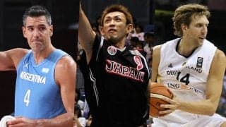 ワールドカップ組み合わせ抽選会に折茂武彦が参加…ルイス・スコラやダーク・ノビツキーも出演