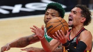 ホークスがセルティックスとの点取り合戦を制して1勝を返す…ヤングがゲームハイ32得点と躍動