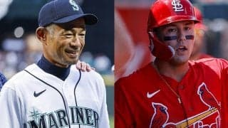 【MLB】ヌートバーは「イチローからサイン入りユニをもらう予定」　ニコニコ対面が「感動する」