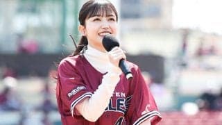 なびく黒髪＆笑顔の1投に球場喝采「うれしかった」　人気アイドルの可憐な始球式