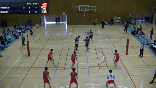 関西大学バレーボール連盟 男子1部春季リーグ戦 Bコート【見逃し配信】