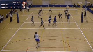 関西大学バレーボール連盟 女子1部春季リーグ戦 Bコート【見逃し配信】