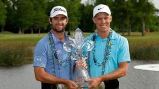 ハーディ＆ライリーが初優勝 ツアー唯一のダブルス戦を制す