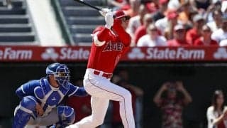大谷翔平の５号アーチを含む“３者連続弾”に指揮官もご満悦「スーパーマンのように見ている」