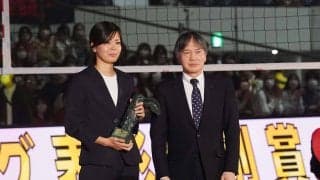 藤井直伸さんがVリーグ特別賞 妻の美弥さん「たくさんの方に愛されて成長させてもらった選手」 Vリーグ男子各個人賞受賞者の喜びの声
